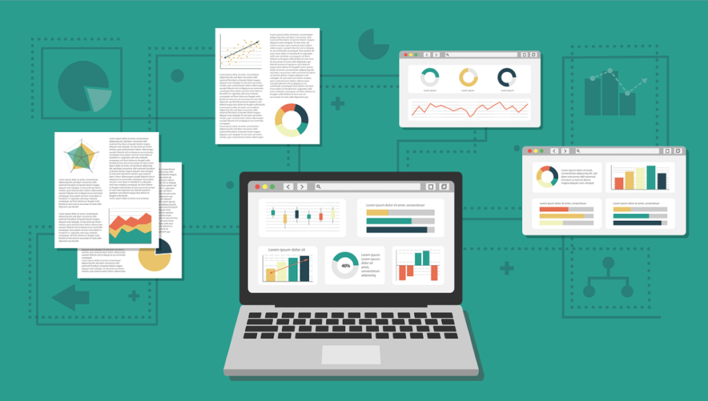 gráficos de métricas Google Analytics